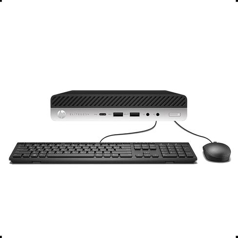 HP ProDesk 600 G3 Desktop Mini High Performance Business PC, Intel Quad Core i5-7500T 2.7GHz, 16G DDR4, 1T SSD, WiFi, BT, DP, Windows 11 Pro 64 Language Supports English/Spanish/French(Renewed) in Kuwait