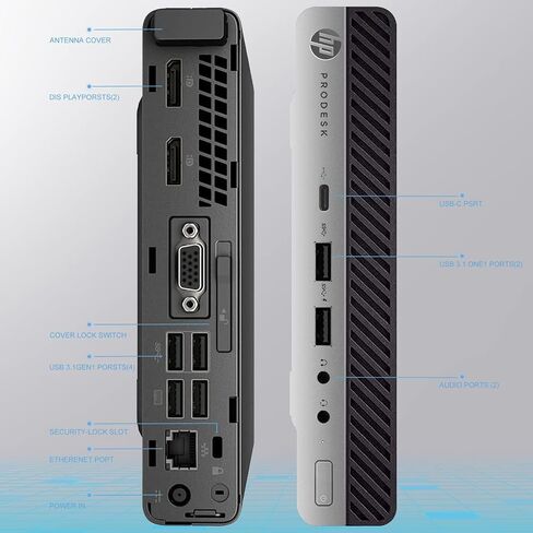 HP ProDesk 400 G3 Mini Tiny Business Desktop Computer, Intel Core i3-8100T, 8GB DDR4 RAM, 256GB SSD, Windows 11 Pro (Renewed) in Kuwait