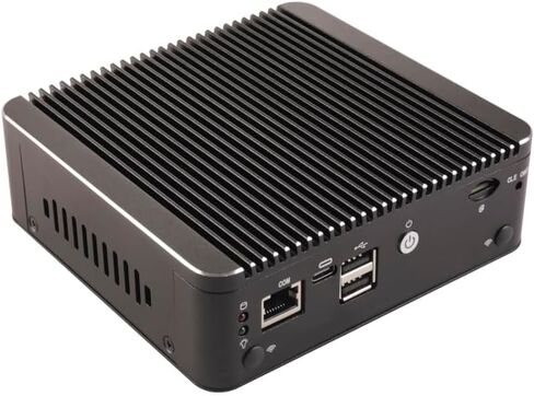 Small Form PC Office Home Business/Desktop Computer Pentium 6405U Processor NO RAM NO PCIE3.0x4 SSD,Fanless Mini PC with Quad 2.5G LAN ,Support 4K Triple Display/HDMI+DP+Type-C/2 SATA3.0/WiFi/5G in Kuwait