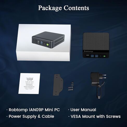 Mini PC Intel N150(Up to 3.6GHz) Mini Computers 16GB RAM 512GB PCIe M.2 SSD in Kuwait