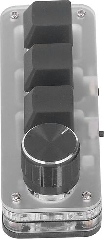 Fafeicy Mini keypad 3 Key 1 knob programmable Macro keypad with Blue Switch in Kuwait