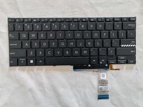 New Replacement US Backlit Keyboard for ASUS Vivobook 14 X1404 X1404ZA X1404VA Laptop Black Without Frame in Kuwait