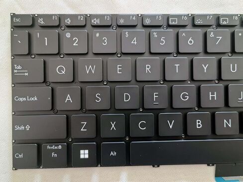New Replacement US Backlit Keyboard for ASUS Vivobook 14 X1404 X1404ZA X1404VA Laptop Black Without Frame in Kuwait