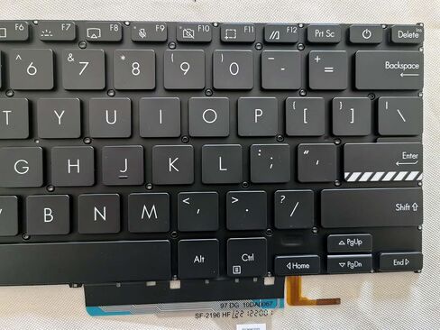 New Replacement US Backlit Keyboard for ASUS Vivobook 14 X1404 X1404ZA X1404VA Laptop Black Without Frame in Kuwait