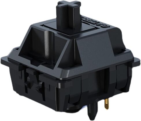Gateron Oil King V2 Linear Switch - 55g Mechanical Keyboard Switches, 5 Pin Factory Pre-Lubed for Smooth & Quiet Typing, Compatible with Custom Gaming Keyboards(72 PCS) in Kuwait