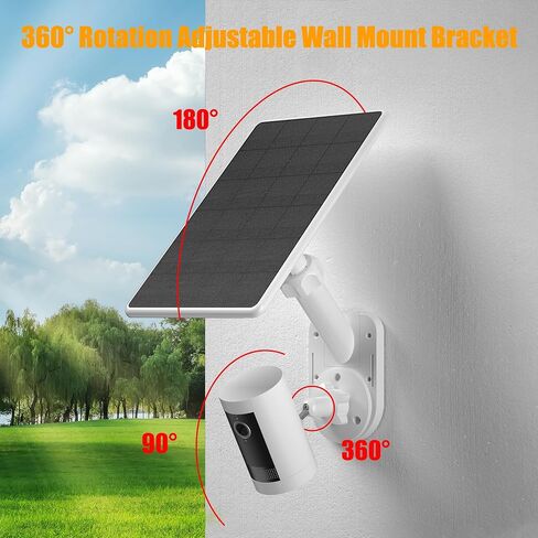 Wall Mount for Cameras and Solar Panels, 2-in-1 Mount Compatible with Ring in Kuwait