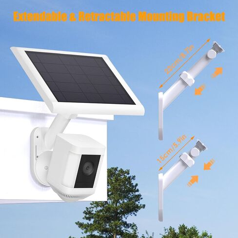 Wall Mount for Cameras and Solar Panels, 2-in-1 Mount Compatible with Ring in Kuwait