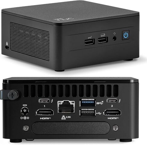ASUS NUC 13 Pro Tall Business Mini Desktop Computer 13th Intel Core i5 (Up to 4.6GHz), 16GB RAM, 1TB SSD PCIe, HDMI 2.1, 2 Thunderbolt, Wi-Fi 6E, Bluetooth 5.3, Ultra-Quiet Design, Windows 11 Pro in Kuwait