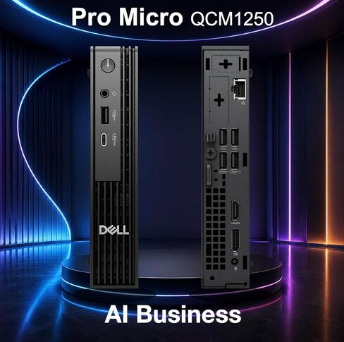 Dell Pro Micro QCM1250, Intel Core Ultra 5 235T, 8GB RAM, 512GB SSD in Kuwait