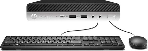 HP EliteDesk 705 G4 Mini Computer Desktop PC, AMD Ryzen 5 2400G, 8GB DDR4 RAM, 256GB NVMe SSD, Windows 11 Pro (Renewed) in Kuwait