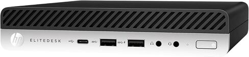 HP EliteDesk 705 G4 Mini Computer Desktop PC, AMD Ryzen 5 2400G, 8GB DDR4 RAM, 256GB NVMe SSD, Windows 11 Pro (Renewed) in Kuwait