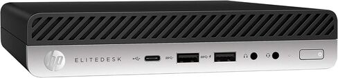HP EliteDesk 705 G4 Mini Computer Desktop PC, AMD Ryzen 5 2400G, 8GB DDR4 RAM, 256GB NVMe SSD, Windows 11 Pro (Renewed) in Kuwait
