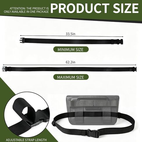 Sidekick Strap Compatible with Yeti, Sidekick Dry Bag Strap, Black in Kuwait