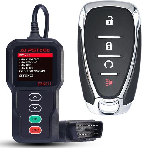 DIY Key Fob Replacement Kit Fits for Chevy Bolt Equinox Trax Sonic Volt 2017 2018 2019 2020 2021 Chevrolet Keyless Entry Remote Control Key FCC ID: HYQ4AA 315Mhz 4 Button in Kuwait