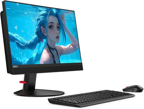 Lenovo ThinkCentre M820z All-in-One Desktop, 21.5" FHD, Intel Core i5-8400, 8GB RAM, 256GB SSD, Built-in Speakers, 4X USB 3.1, No Camera, Windows 11 Pro (Renewed) in Kuwait