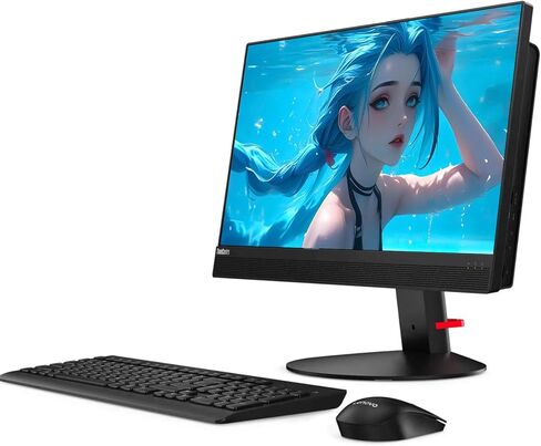 Lenovo ThinkCentre M820z All-in-One Desktop, 21.5" FHD, Intel Core i5-8400, 8GB RAM, 256GB SSD, Built-in Speakers, 4X USB 3.1, No Camera, Windows 11 Pro (Renewed) in Kuwait