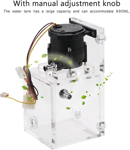 Integrated 890ML Acrylic Water Cooling with High Rate Pump for PC in Kuwait