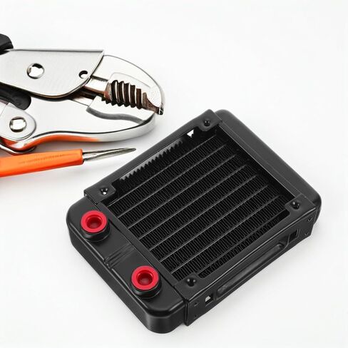 Black Aluminum Water Cooling Radiator for CPU and Gpu Computer Systems in Kuwait