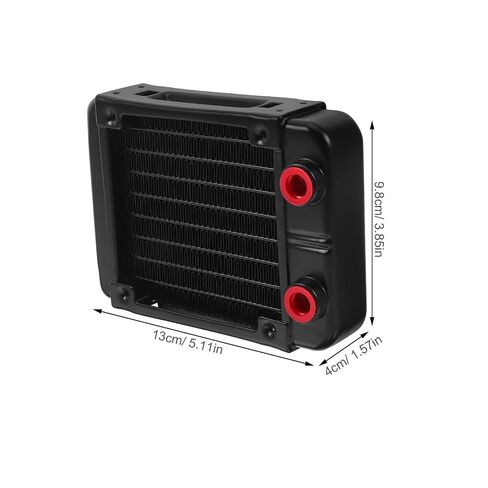 Black Aluminum Water Cooling Radiator for CPU and Gpu Computer Systems in Kuwait