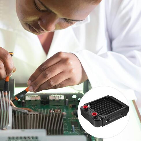 Black Aluminum Water Cooling Radiator for CPU and Gpu Computer Systems in Kuwait