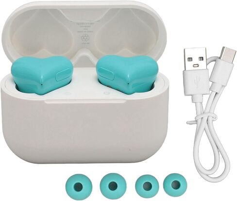 Bluetooth 5.3 Heart Shaped Earbuds Wireless Noise Cancellation, in Kuwait