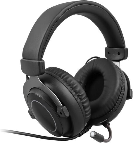 AMONIDA Wired Gaming Headset, Comfortable Ear Cups with Adjustable in Kuwait