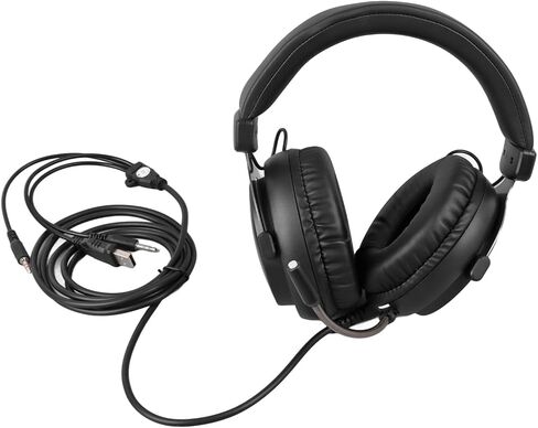 AMONIDA Wired Gaming Headset, Comfortable Ear Cups with Adjustable in Kuwait