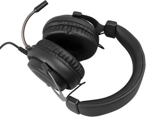 AMONIDA Wired Gaming Headset, Comfortable Ear Cups with Adjustable in Kuwait