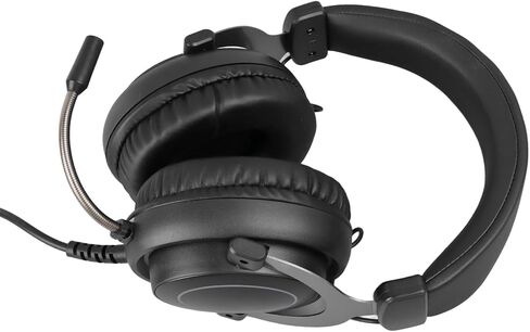 AMONIDA Wired Gaming Headset, Comfortable Ear Cups with Adjustable in Kuwait