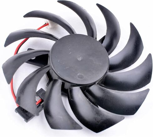 12V 0.38A Diameter 75mm Hole Pitch 40mm Graphics Card Radiator Cooling Fan in Kuwait