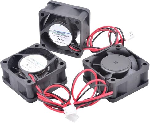 2 Pcs ACP4020 4cm 40mm Fan 40x40x20mm DC5V 12V 24V Inverter Router Power Cooling(5V Sleeve) in Kuwait