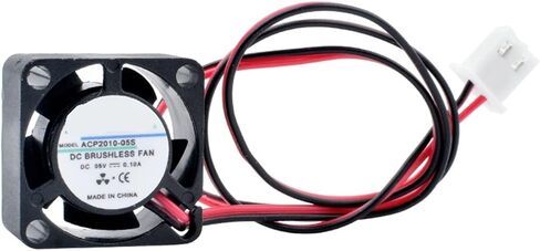 P2010 2cm 20mm Fan 20x20x10mm DC5V 12V 0.10A 10000rpm 2 Wires 2pin Small DC Cooling in Kuwait