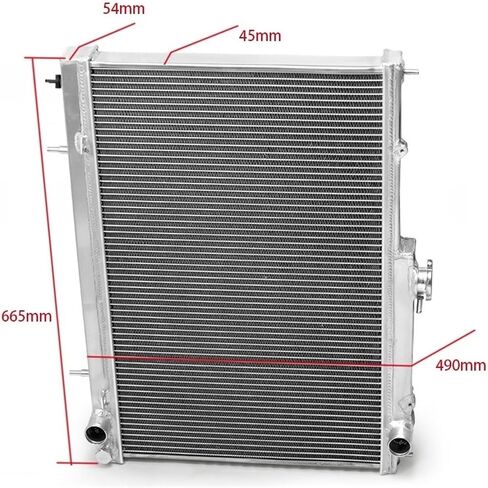 1 Pcs 42MM Manual 2 Row Aluminum Radiator MT EP-R106RAD in Kuwait