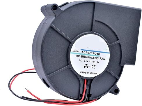 ACP9733 97x94x33mm Mounting Hole Distance 100mm DC12V 24V 3500rpm Oven Supercharged Suction Centrifugal Turbo Blower in Kuwait