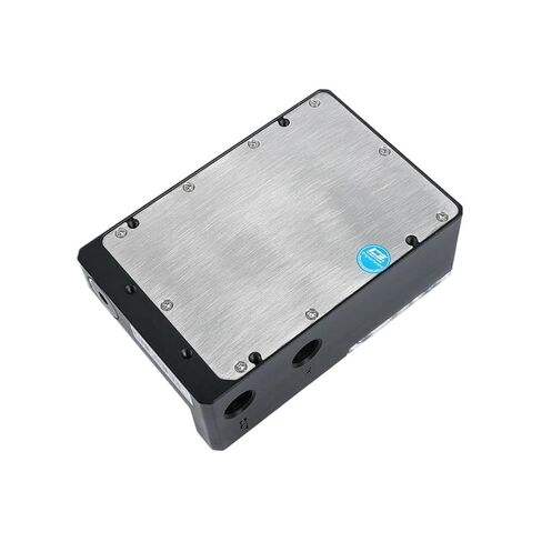 Reservoir Tank for ITX Computer Water Cooling System with G1/4 Inch Thread and DDC Pump Mount, N-Box Shape, Black in Kuwait