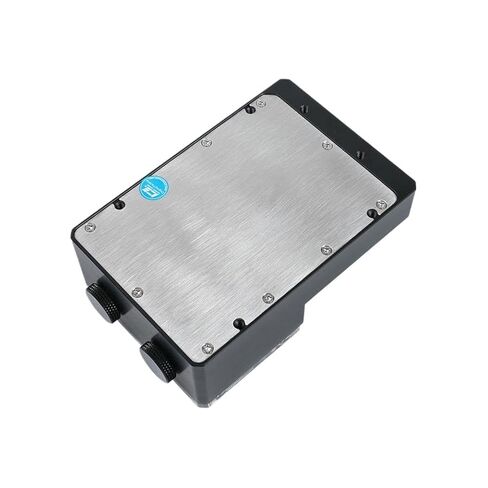Reservoir Tank for ITX Computer Water Cooling System with G1/4 Inch Thread and DDC Pump Mount, N-Box Shape, Black in Kuwait