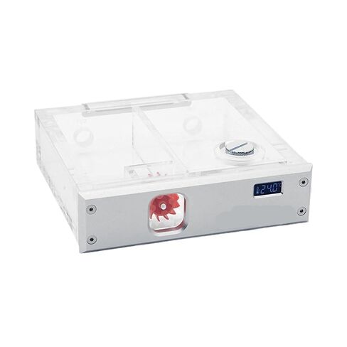 Water Cooling Monitor Liquid Tank Drive Metal Acrylic VA Temperature GQSX-D1S(Black,with 12V 4PIN RGB) in Kuwait
