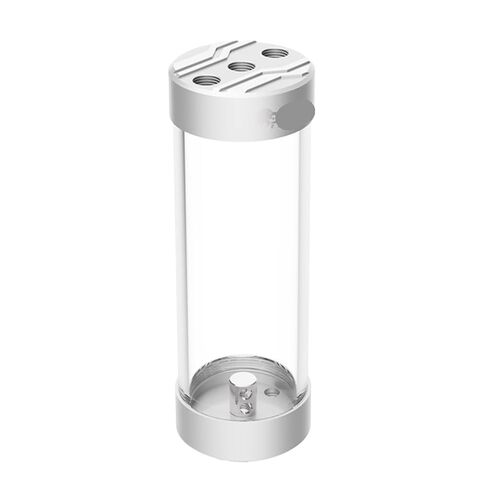 OD60mm Reservoir Acrylic 80mm-330mm Water Tank Dual Metal(Silver,28cm) in Kuwait