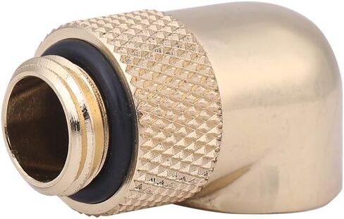 G1/4 Fitting Premium Brass 90° Elbow Connector 360° Rotation for in Kuwait