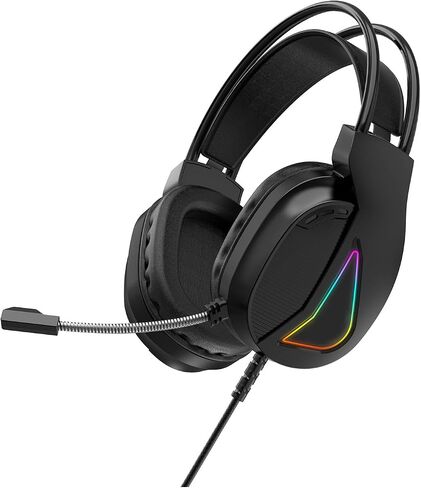 USB 3.5mm Interface Gaming Headset with RGB Light in Kuwait