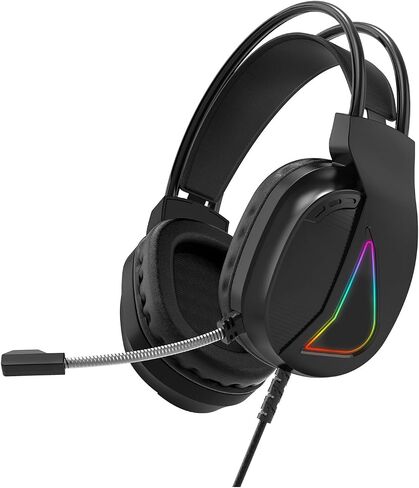 USB 3.5mm Interface Gaming Headset with RGB Light in Kuwait