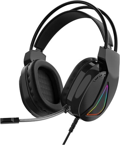 USB 3.5mm Interface Gaming Headset with RGB Light in Kuwait