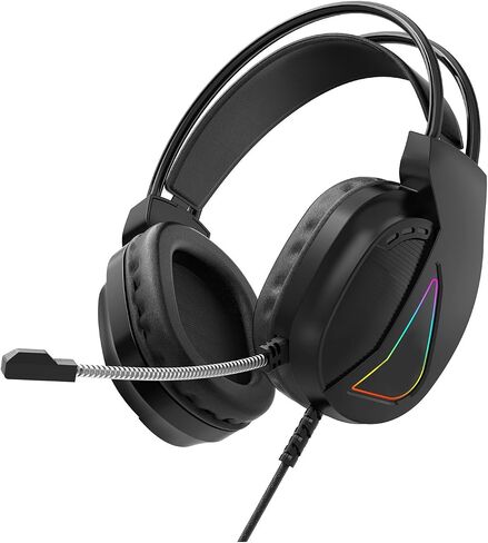 USB 3.5mm Interface Gaming Headset with RGB Light in Kuwait