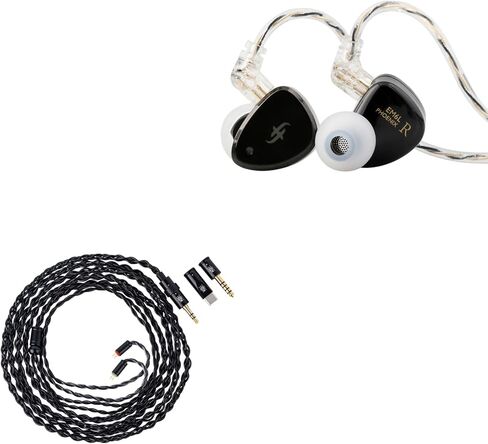 Linsoul SIMGOT EM6L Hybrid IEM with Kiwi Ears x B_Media Terras Cable Bundle in Kuwait