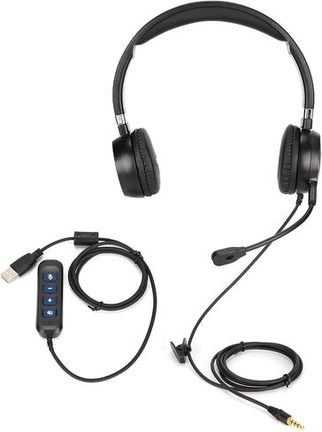Pissente Binaural Communication Headset, USB and 3.5mm in Kuwait