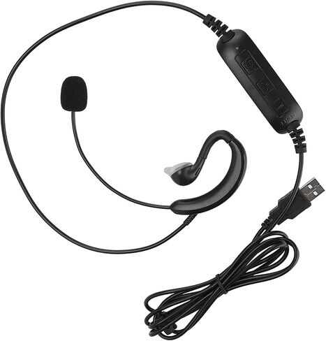 Pissente USB Ear Hook Headset for Computer, Noise Isolating in Kuwait