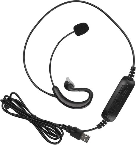 Pissente USB Ear Hook Headset for Computer, Noise Isolating in Kuwait