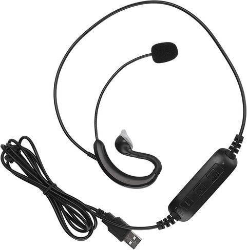 Pissente USB Ear Hook Headset for Computer, Noise Isolating in Kuwait