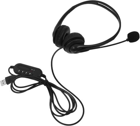 SHINEOFI Noise Reduction Headset Cvc6.0 ABS and Sponge with Microphone in Kuwait