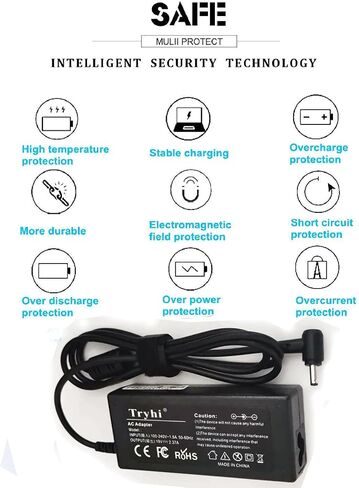 Laptop Charger AC Adapter Power Supply Cord for Lenovo Ideapad 1 11ADA05 11IGL05 100-14IBD 100S-141BR 120S-11IAP 3 15IML05 17IML05 310-15ABR 320-14ISK 320-17ABR Type 80YN 320-17IKB 710S Plus-13ISK NEW in Kuwait
